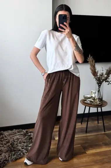 М’які велюрові штани CRY-1250A399