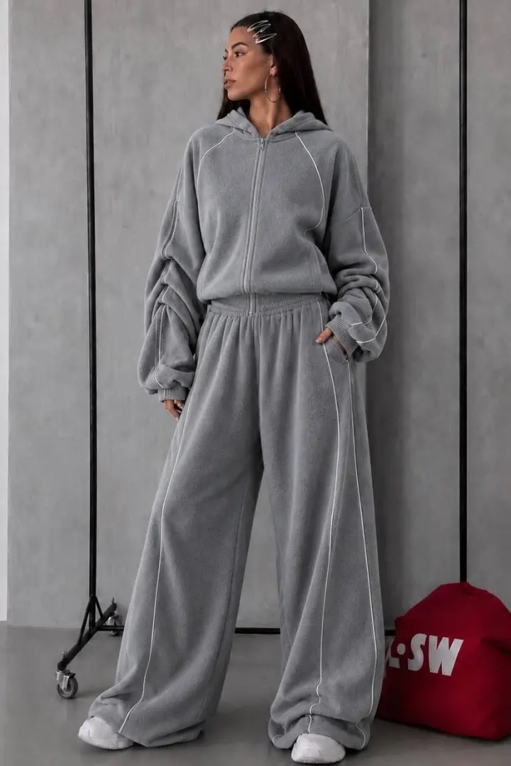 Спортивный флисовый костюм женский  AP-003A980