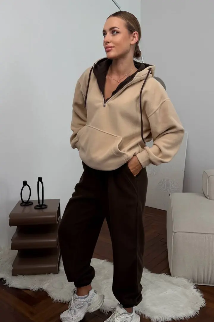 Флисовый женский спортивный костюм  SOLO-291A1700