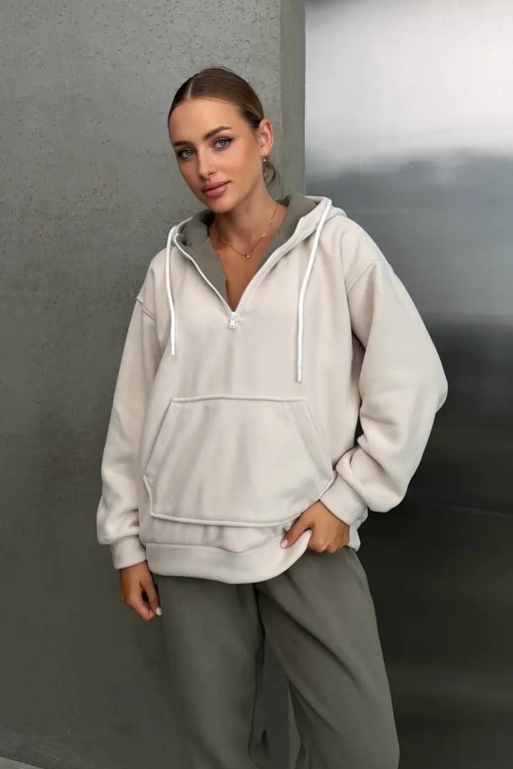 Флисовый женский спортивный костюм  SOLO-291A1700