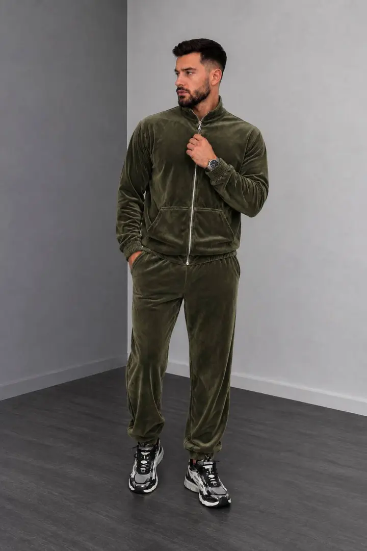 Велюровый спортивный костюм мужской  LZA-1389A830