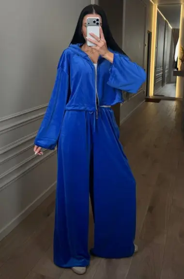 Спортивный костюм с широкими штанами RBR-1340A600 Спортивный костюм с широкими штанами RBR-1340A600
