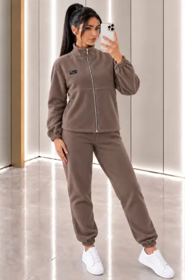 Флисовый спортивный костюм женский KASY-357A699 Флисовый спортивный костюм женский KASY-357A699