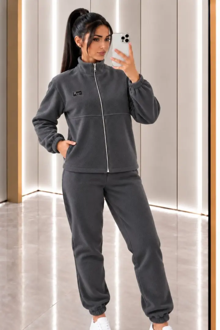 Флисовый спортивный костюм женский  KASY-357A700