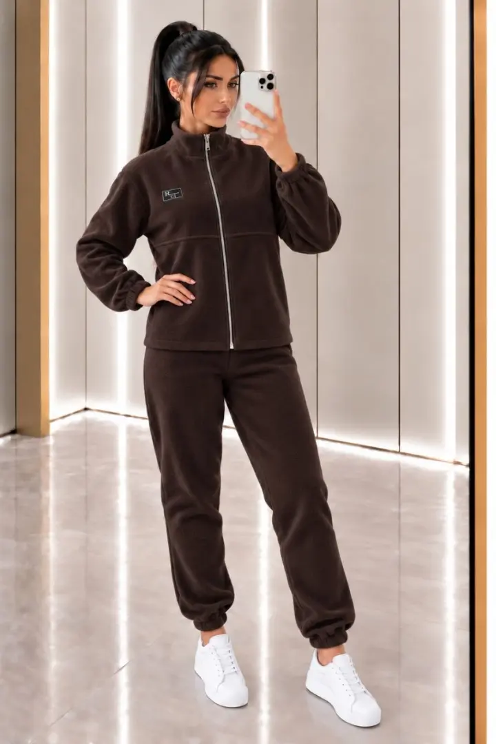 Флисовый спортивный костюм женский  KASY-357A700