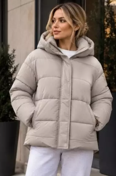 Стильная зимняя куртка женская  MIK-0635A790