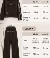 Теплий вельветовий костюм VOL-834A1100