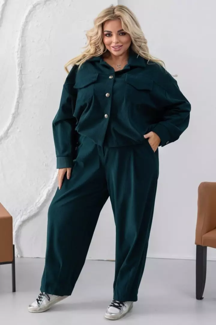 Вельветовий брючний костюм EY-767A29B3123C35