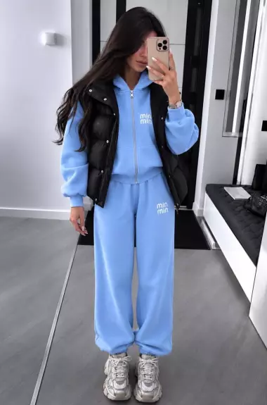 Спортивный флисовый костюм KIK-048A869 Спортивный флисовый костюм KIK-048A869