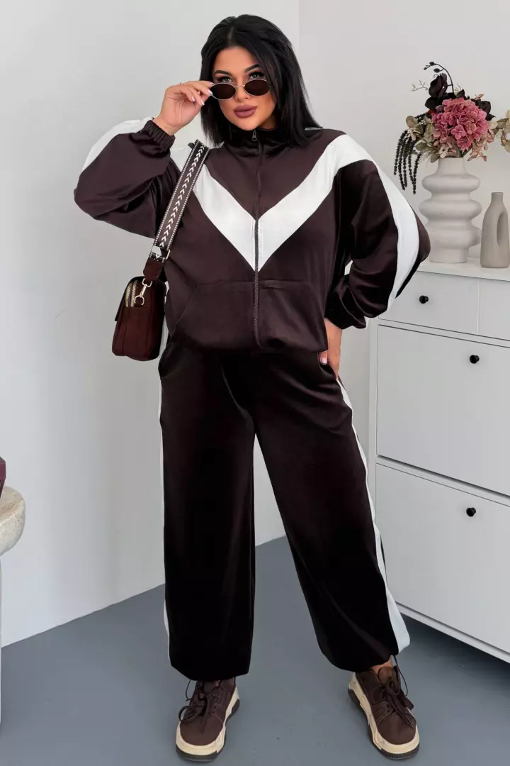 Спортивный костюм женский велюровый  YBY-947A950