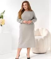 Сукня трикотажна з ангори GOL-2087A1000