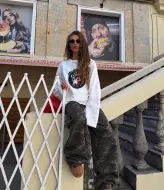 Брюки в стиле милитари CULT-2140A980