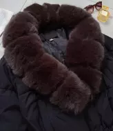Куртка с оъёмным меховым вротником AMU-0226A1750