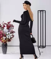 Приталена довга сукня IRS-32A420