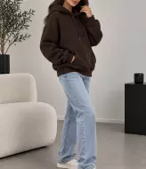 Трикотажное худи на флисе DMA-7280A580
