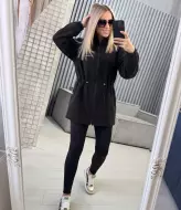 Костюм кофта +лосины в рубчик на меху IMMA-498A680