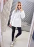 Костюм кофта +лосины в рубчик на меху IMMA-498A680