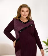 Женское платье с жаккардовым узором LISA-312A530