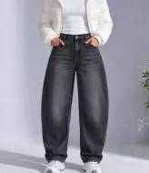 Женские джинсы Baggy на меху SIK-06.5A760