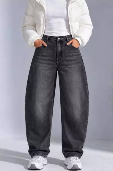Женские джинсы Baggy на меху SIK-06.5A760