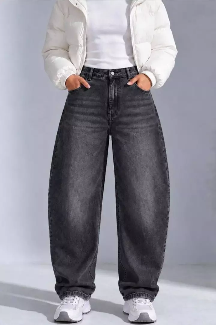 Женские джинсы Baggy на меху SIK-06.5A760