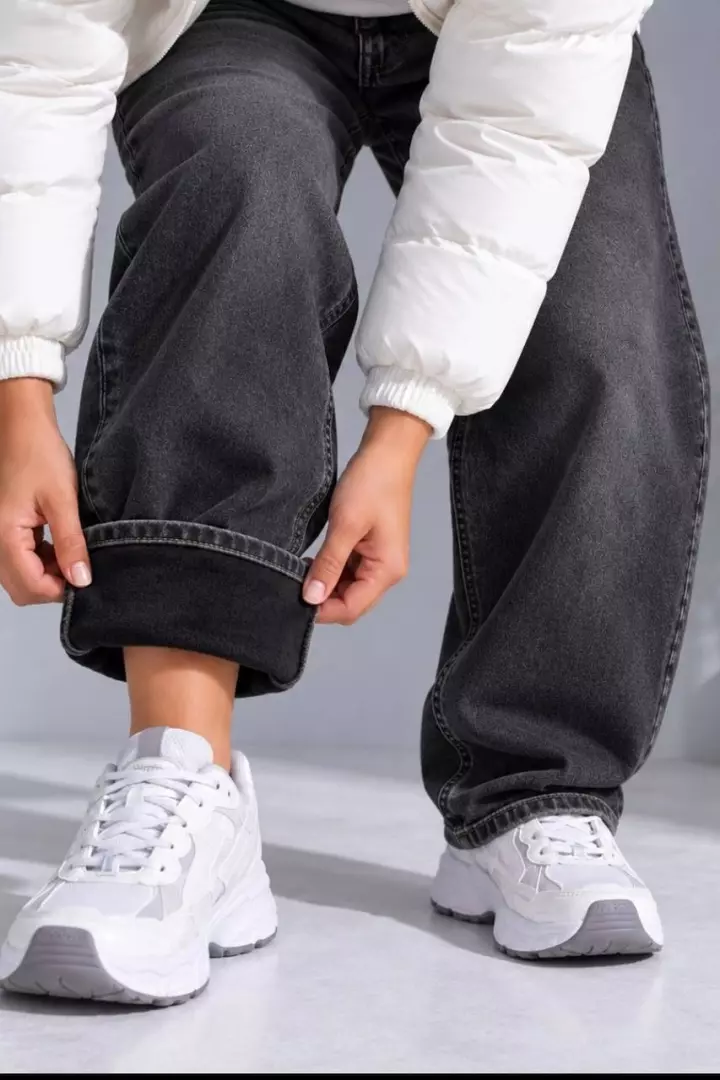 Женские джинсы Baggy на меху SIK-06.5A760
