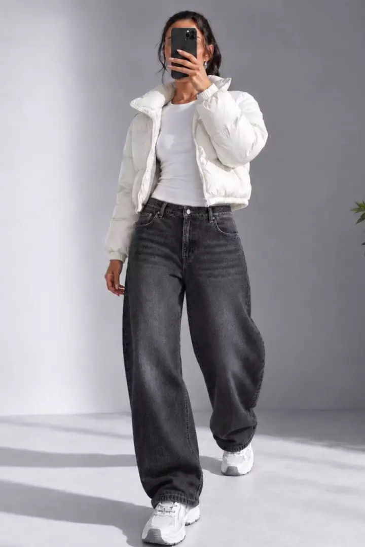 Женские джинсы Baggy на меху SIK-06.5A760