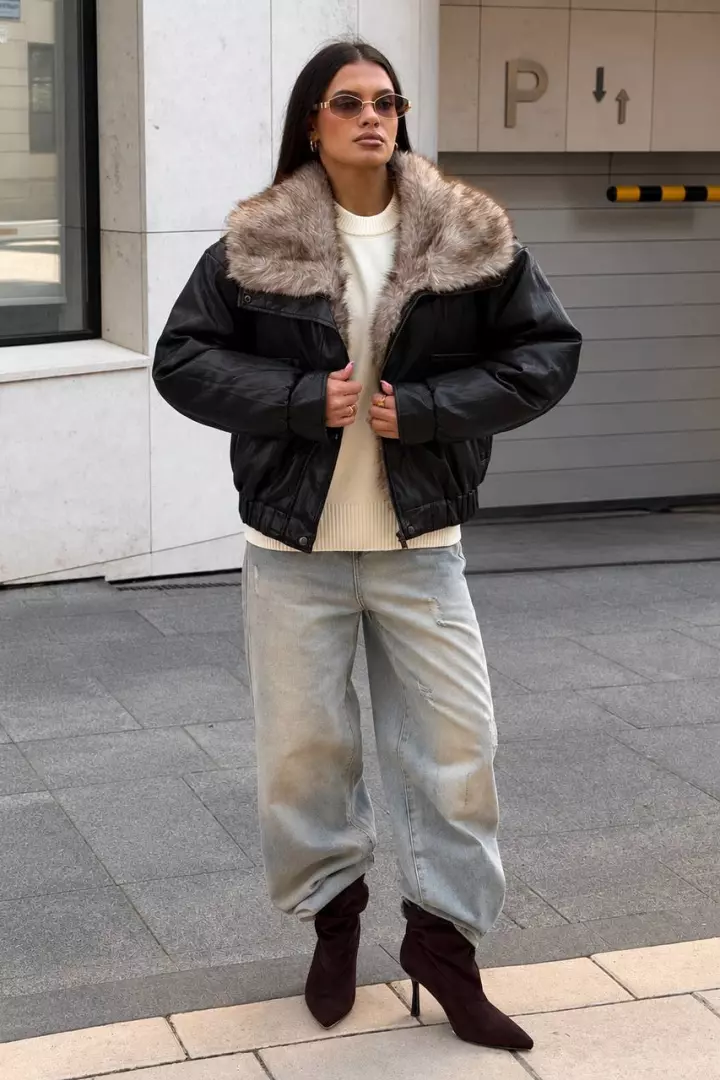 Стильна зимова дублянка ZL-616A2150