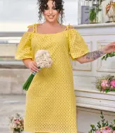 Летнее платье из прошвы DG-p15479A550