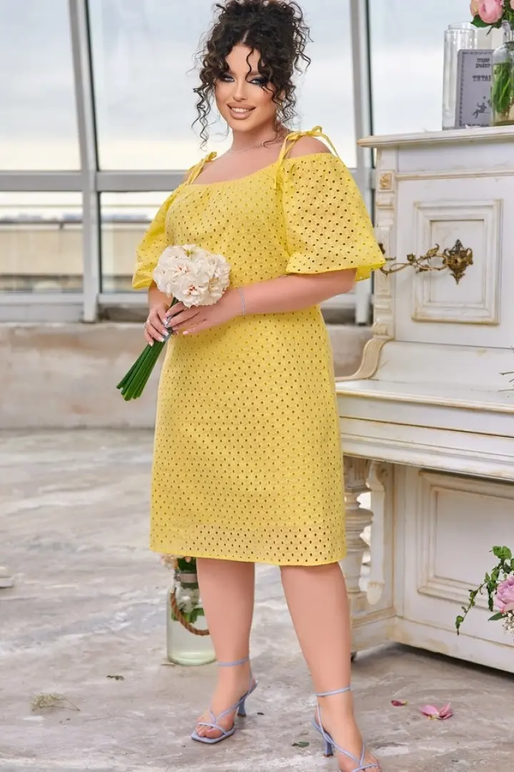 Летнее платье из прошвы DG-p15479A550