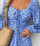 Платье с принтом SOL-2938A600