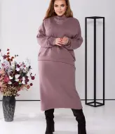 Теплий костюм зі спідницею MOV-559A780