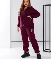 Костюм спортивный женский на флисе  SD-056A700