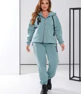 Костюм спортивный женский на флисе  SD-056A700