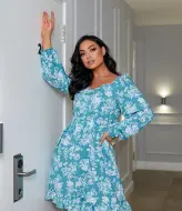 Платье с воланом DGC-41826A400