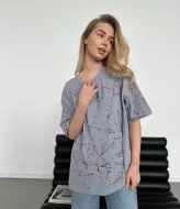 Стильная женская футболка  JAV-703A470