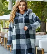 Пальто в клетку короткое MAX-923A1300