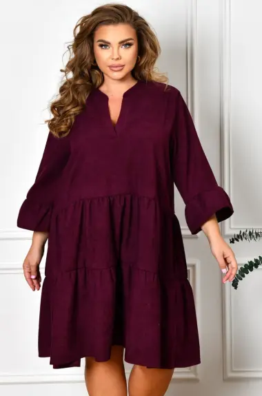 Платье микровельвет NF-3706A600 Платье микровельвет NF-3706A600