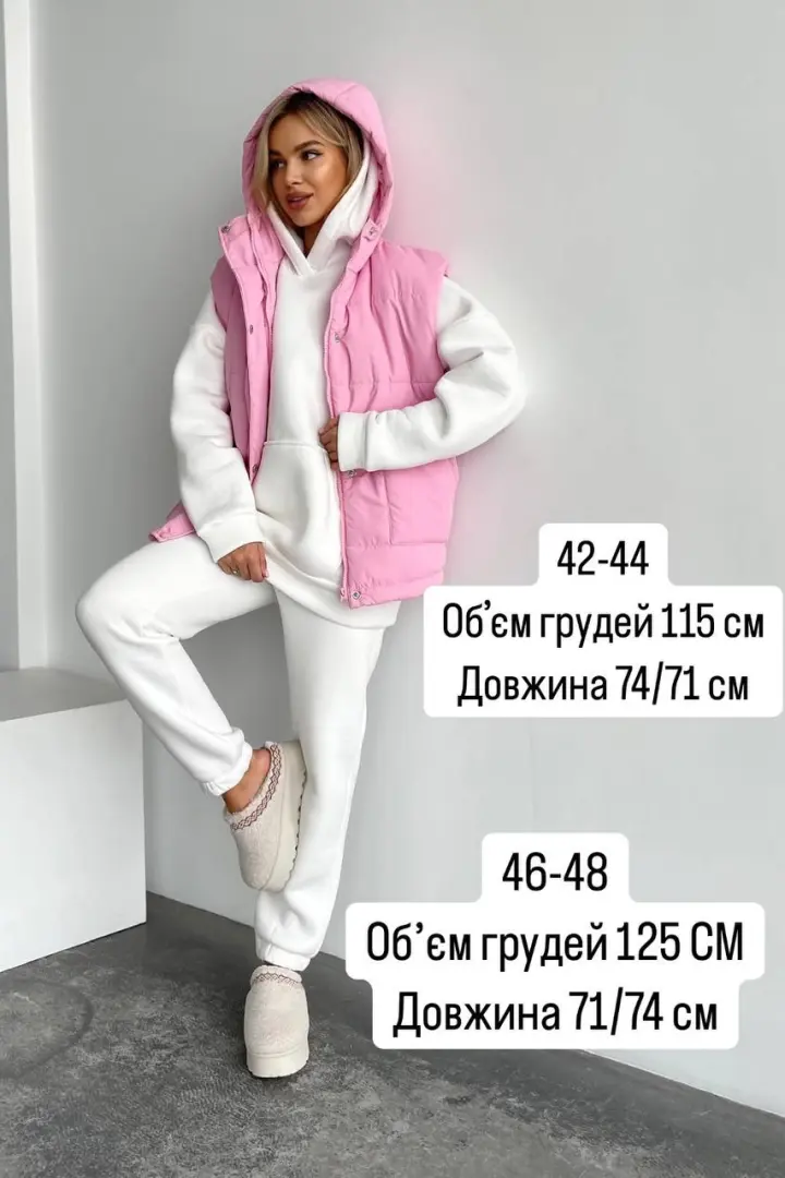 Жилетка зимняя женская MIS-161A620