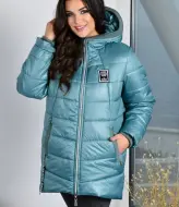 Куртка зимняя с капюшоном женская KYB-8323A700