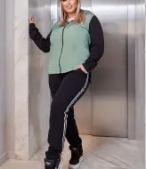 Двухцветный спортивный костюм VIA-198A650