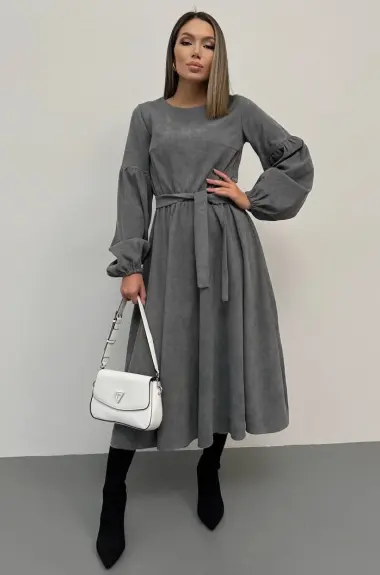 Вельветова сукня IMMA-273A560