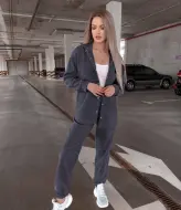 Вельветовый костюм с рубашкой  VM-10504A520