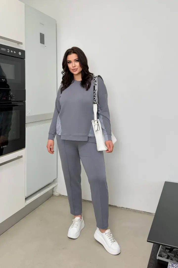 Трикотажный прогулочный костюм KG-7748A450