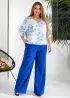 Костюм брюки и блузка  DG-p15576A500
