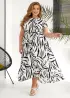 Женское летнее платье свободного кроя JAV-5457A550