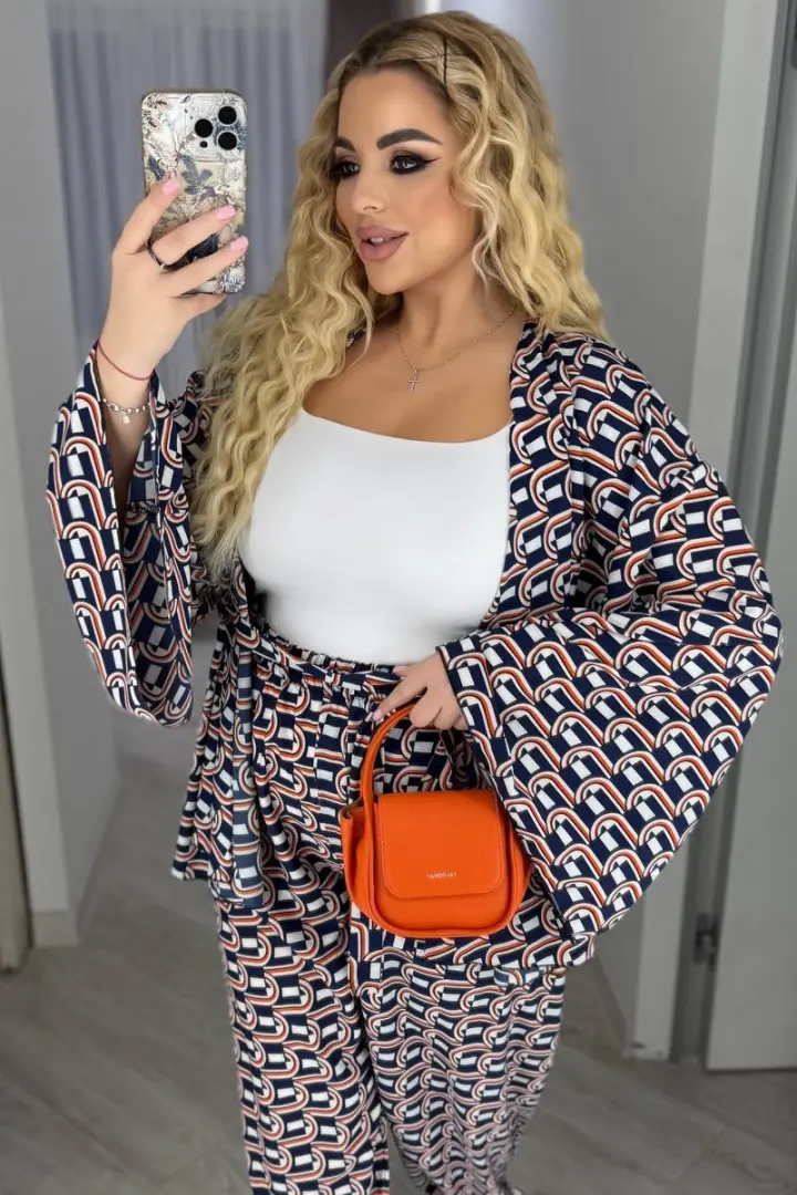 Костюм двойка женский летний YM-7067A17.5