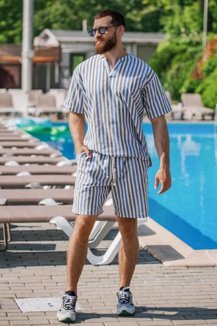 Костюм мужской лен DG-at41738450