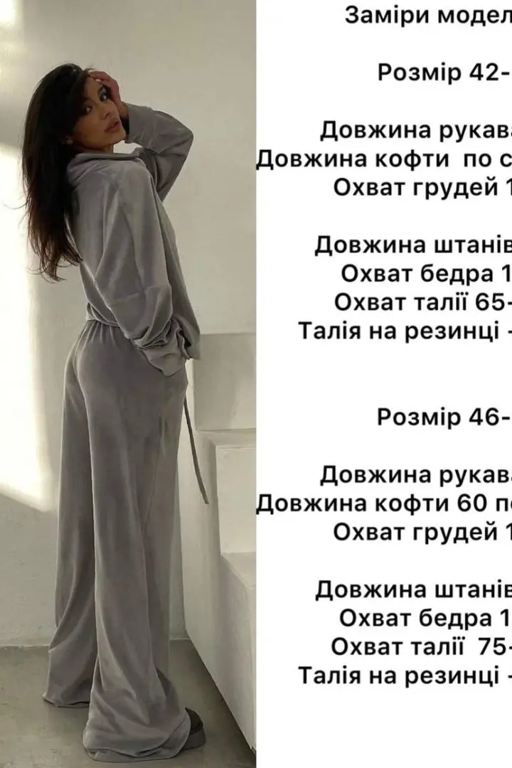 Костюм  спортивний велюровий ANB-398A550 
