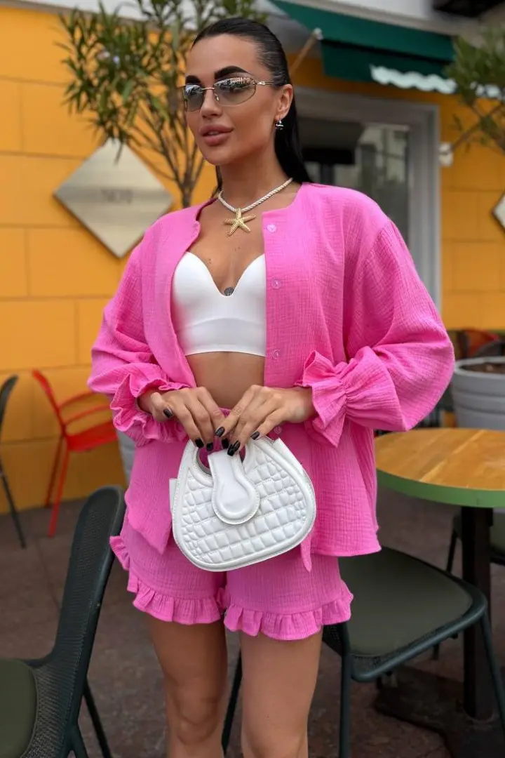 Муслиновый летний костюм ANB-492A550